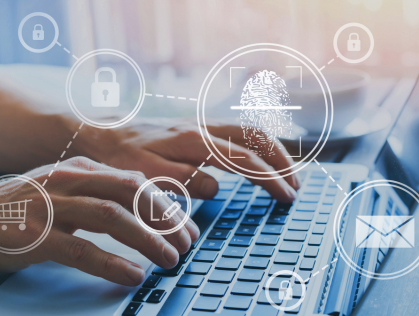 Highlights of people accessing an online invitation in various ways, illustrating the accessibility of online invitations for all users.